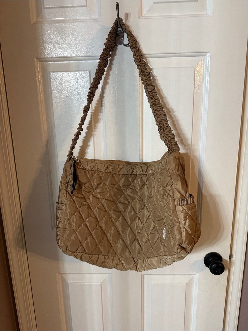FP Movement by Free People Quilted Shoulder Bag in Tan